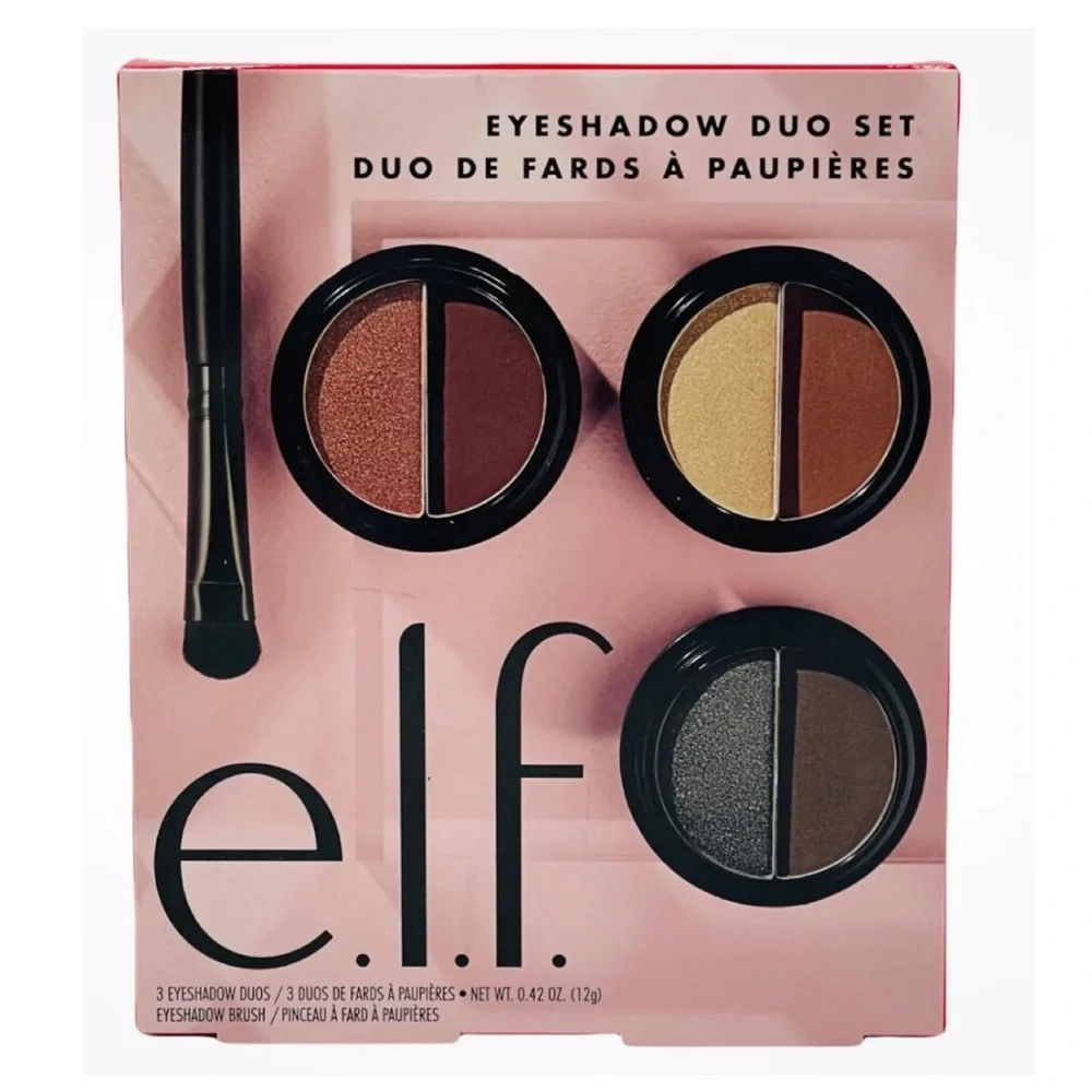 e.l.f. Eyeshadow Duo Set & Brush (NWT)